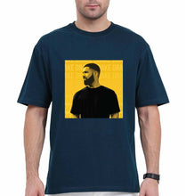 Load image into Gallery viewer, Drake Oversized T-Shirt for Men-Petrol Blue-Ektarfa.online
