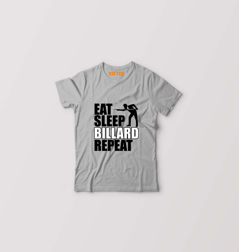 Billard Kids T-Shirt for Boy/Girl-Grey-Ektarfa.online