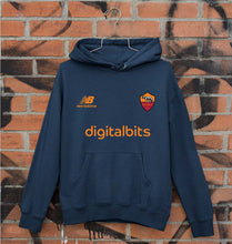 Load image into Gallery viewer, A.S. Roma 2021-22 Unisex Hoodie for Men/Women-Navy Blue-Ektarfa.online
