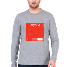 Load image into Gallery viewer, Aly &amp; AJ Full Sleeves T-Shirt for Men-Grey Melange-Ektarfa.online
