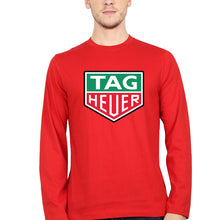 Load image into Gallery viewer, TAG Heuer Full Sleeves T-Shirt for Men-S(38 Inches)-Red-Ektarfa.online
