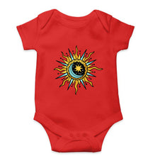 Load image into Gallery viewer, Psychedelic Chakra Kids Romper For Baby Boy/Girl-0-5 Months(18 Inches)-Red-Ektarfa.online
