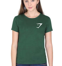 Load image into Gallery viewer, Gymshark T-Shirt for Women-XS(32 Inches)-Dark Green-Ektarfa.online
