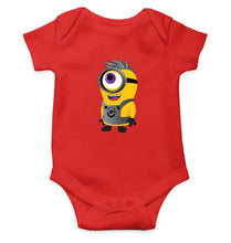 Load image into Gallery viewer, Minion Funkey Kids Romper For Baby Boy/Girl-0-5 Months(18 Inches)-RED-Ektarfa.online
