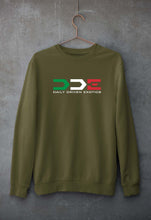 Load image into Gallery viewer, Daily Driven Exotics (DDE) Unisex Sweatshirt for Men/Women-Olive Green-Ektarfa.online
