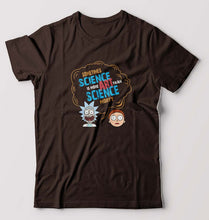 Load image into Gallery viewer, Rick and Morty T-Shirt for Men-Coffee Brown-Ektarfa.online
