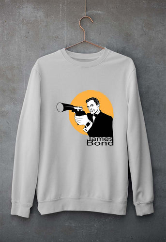 James Bond 007 Unisex Sweatshirt for Men/Women-Grey Melange-Ektarfa.online