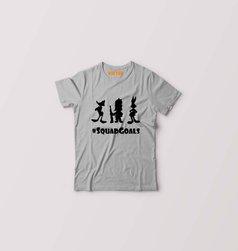 Looney Tunes Kids T-Shirt for Boy/Girl-0-1 Year(20 Inches)-Grey-Ektarfa.online