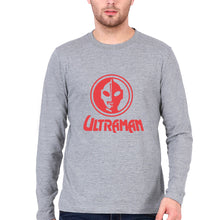 Load image into Gallery viewer, Ultraman Full Sleeves T-Shirt for Men-Grey Melange-Ektarfa.online
