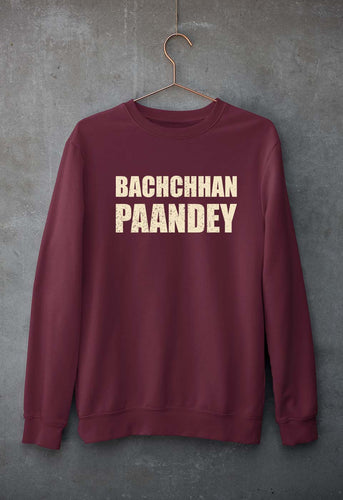 Bachchan Pandey Unisex Sweatshirt for Men/Women-Maroon-Ektarfa.online