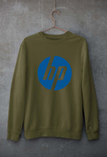 Load image into Gallery viewer, Hewlett-Packard(HP) Unisex Sweatshirt for Men/Women-S(40 Inches)-Olive Green-Ektarfa.online
