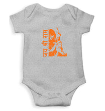 Load image into Gallery viewer, RAMJI Jai Shree Ram Kids Romper Kids Romper For Baby Boy/Girl-0-5 Months(18 Inches)-Grey-Ektarfa.online
