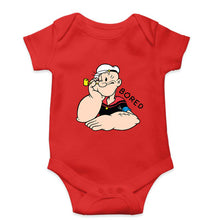 Load image into Gallery viewer, Popeye Kids Romper For Baby Boy/Girl-0-5 Months(18 Inches)-Red-Ektarfa.online
