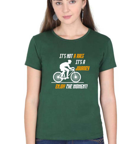 Cycling T-Shirt for Women-Dark Green-Ektarfa.online