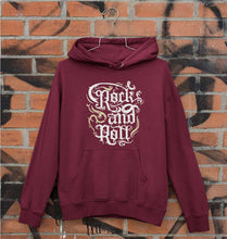 Load image into Gallery viewer, Rock and Roll Unisex Hoodie for Men/Women-S(40 Inches)-Maroon-Ektarfa.online
