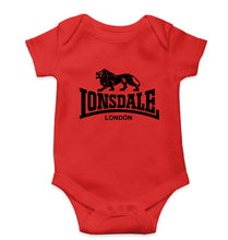 Load image into Gallery viewer, Lonsdale Kids Romper For Baby Boy/Girl-0-5 Months(18 Inches)-Red-Ektarfa.online
