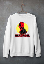 Load image into Gallery viewer, Deadpool Superhero Unisex Sweatshirt for Men/Women-S(40 Inches)-White-Ektarfa.online
