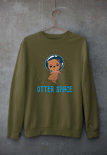 Load image into Gallery viewer, Space Unisex Sweatshirt for Men/Women-Olive Green-Ektarfa.online
