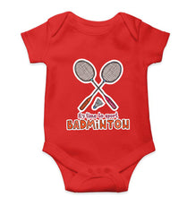 Load image into Gallery viewer, Badminton Kids Romper For Baby Boy/Girl-0-5 Months(18 Inches)-Red-Ektarfa.online
