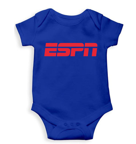 ESPN Kids Romper For Baby Boy/Girl-Royal Blue-Ektarfa.online