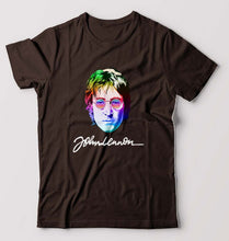 Load image into Gallery viewer, John Lennon T-Shirt for Men-Coffee Brown-Ektarfa.online
