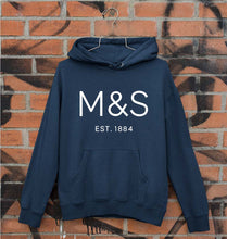 Load image into Gallery viewer, M&amp;S Unisex Hoodie for Men/Women-S(40 Inches)-Navy Blue-Ektarfa.online
