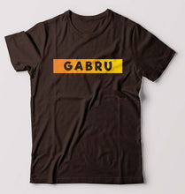 Load image into Gallery viewer, Gabru T-Shirt for Men-S(38 Inches)-Coffee Brown-Ektarfa.online

