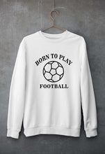 Load image into Gallery viewer, Play Football Unisex Sweatshirt for Men/Women-S(40 Inches)-White-Ektarfa.online
