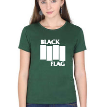 Load image into Gallery viewer, Black Flag T-Shirt for Women-Dark Green-Ektarfa.online

