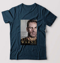 Load image into Gallery viewer, Shane Warne T-Shirt for Men-S(38 Inches)-Petrol Blue-Ektarfa.online
