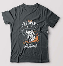 Load image into Gallery viewer, Fishing T-Shirt for Men-Steel grey-Ektarfa.online
