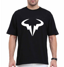 Load image into Gallery viewer, Rafael Nadal (RAFA) Oversized T-Shirt for Men-Black-Ektarfa.online
