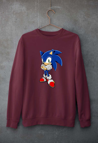 Sonic Unisex Sweatshirt for Men/Women-Maroon-Ektarfa.online