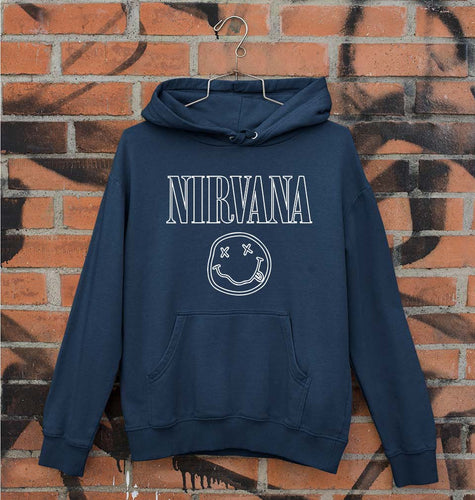Nirvana Unisex Hoodie for Men/Women-Navy Blue-Ektarfa.online