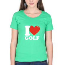 Load image into Gallery viewer, I Love Golf T-Shirt for Women
