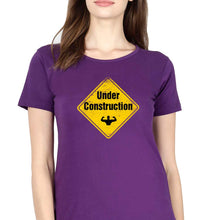 Load image into Gallery viewer, Gym T-Shirt for Women-Purple-Ektarfa.online
