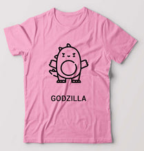 Load image into Gallery viewer, Godzilla T-Shirt for Men-S(38 Inches)-Light Baby Pink-Ektarfa.online
