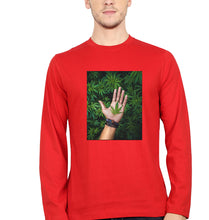 Load image into Gallery viewer, Weed Full Sleeves T-Shirt for Men-Red-Ektarfa.online
