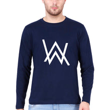 Load image into Gallery viewer, Alan Walker Full Sleeves T-Shirt for Men-Navy Blue-Ektarfa.online
