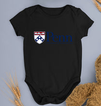 Load image into Gallery viewer, University of Pennsylvania Kids Romper Kids Romper For Baby Boy/Girl-0-5 Months(18 Inches)-Black-Ektarfa.online
