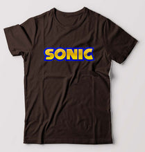 Load image into Gallery viewer, Sonic T-Shirt for Men-Coffee Brown-Ektarfa.online

