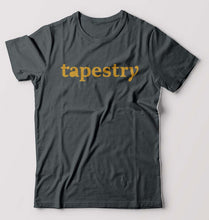 Load image into Gallery viewer, Tapestry T-Shirt for Men-S(38 Inches)-Steel grey-Ektarfa.online
