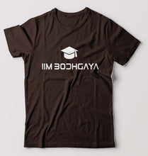 Load image into Gallery viewer, IIM BodhGaya T-Shirt for Men-S(38 Inches)-Coffee Brown-Ektarfa.online
