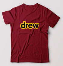 Load image into Gallery viewer, Drew T-Shirt for Men-S(38 Inches)-Maroon-Ektarfa.online
