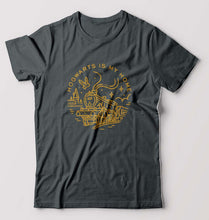 Load image into Gallery viewer, Harry Potter Hogwarts T-Shirt for Men-Steel grey-Ektarfa.online
