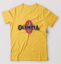 Load image into Gallery viewer, Olympia weekend T-Shirt for Men-S(38 Inches)-Golden Yellow-Ektarfa.online
