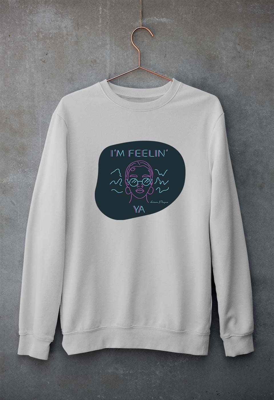 Liam Payne Unisex Sweatshirt for Men/Women-Grey Melange-Ektarfa.online