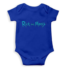 Load image into Gallery viewer, Rick and Morty Kids Romper For Baby Boy/Girl-0-5 Months(18 Inches)-Royal Blue-Ektarfa.online
