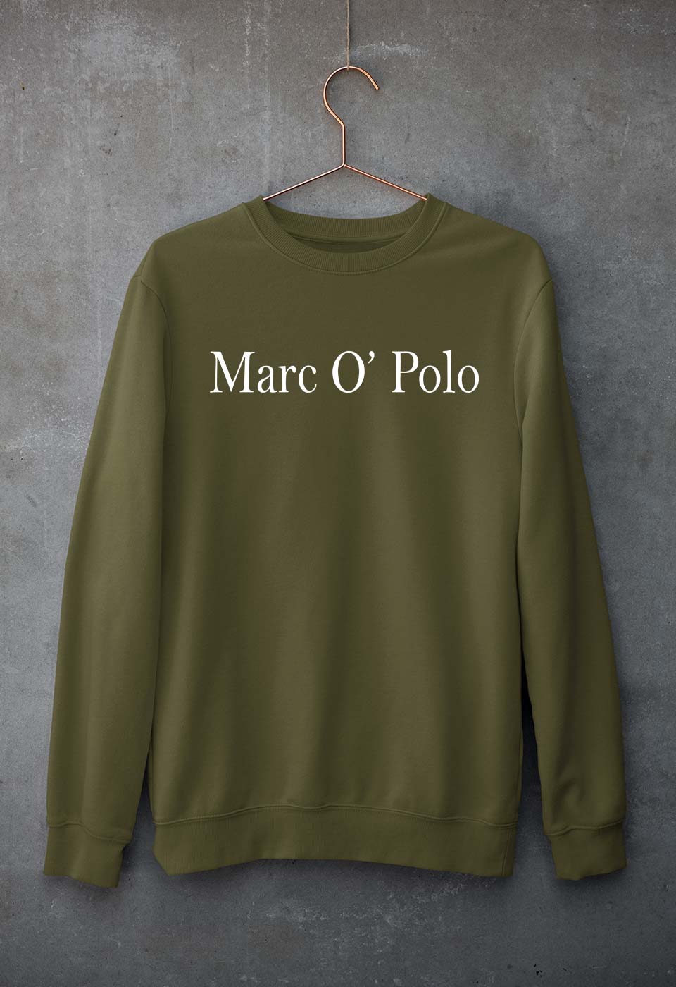 Marc O'Polo Unisex Sweatshirt for Men/Women-Olive Green-Ektarfa.online