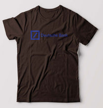 Load image into Gallery viewer, Deutsche Bank T-Shirt for Men-S(38 Inches)-Coffee Brown-Ektarfa.online

